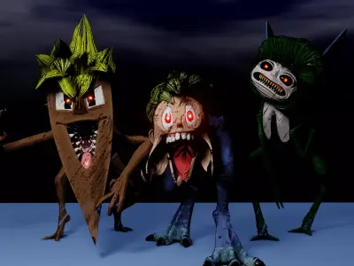 OneyPlays The Manganomicon - Christopher Hart Manga Monsters 3D model