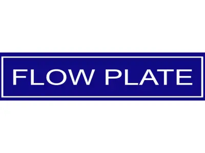 Flow Plate Sign Low-poly 3D model