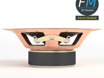 Woofer speaker 3D model