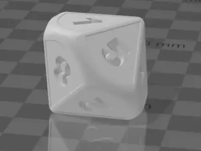 Dice for games 3D model
