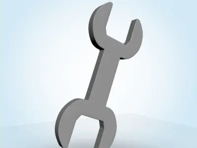 Spanner 3D model