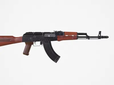 AK-74  Low-poly 3D model purchase