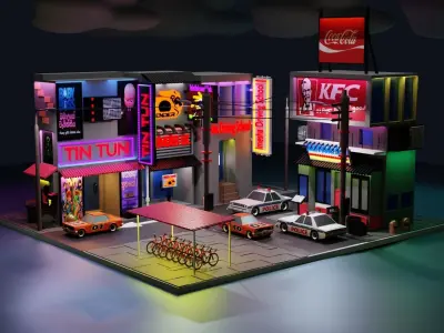 Chinese city 3D model