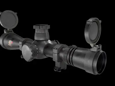 Sniper Sight Low-poly 3D model