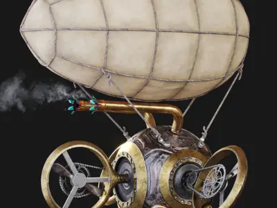 Steampunk Drone 3D model