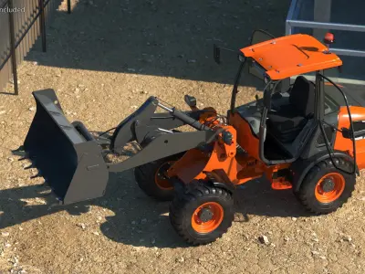  Electric Loader with Bucket Rigged 