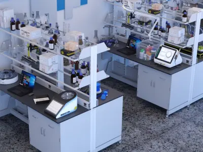 Laboratory Small 3D model