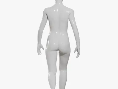  Female mannequin pose 3 PBR 