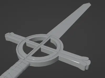 Adventure Time Demon Blood Sword Free low-poly 3D model