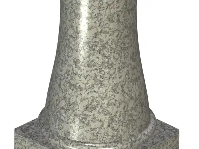 Classical column 3D Model Free low-poly 3D model