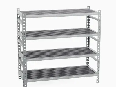 Metal Shelf B 03  3D model