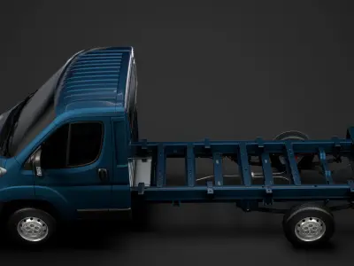 Citroen Jumper Chassis Truck Single Cab 3800WB 2020 3D model