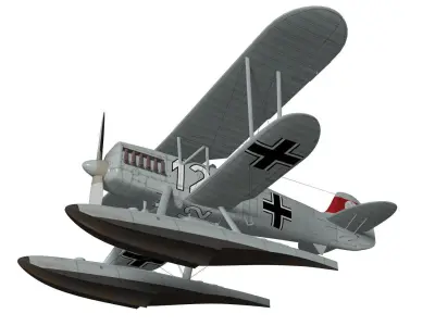 Heinkel He-51 3D model purchase