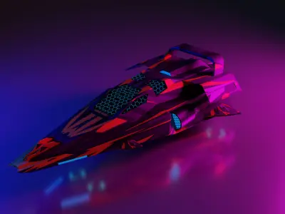 Sprinter Mk3 Low-poly 3D model