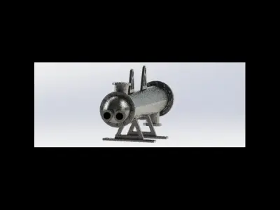 Heat Exchanger for Animation 3D model