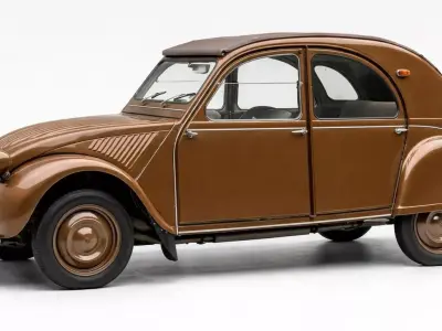 Classic French Utility Citroen 2CV 3D model