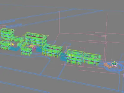 Chinese Style Architecture 3D model 29