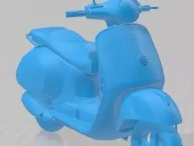 Vespa GTS 300 Super 2011 Printable Motorbike 3D print model