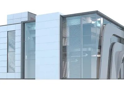 Office Building 3 3D model buy