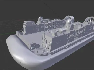 LCAC - Landing Craft Air Cushion 3D model