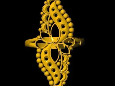 Antique Ring 3dm file 3D print model