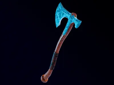 Leviathan Axe Free low-poly 3D model