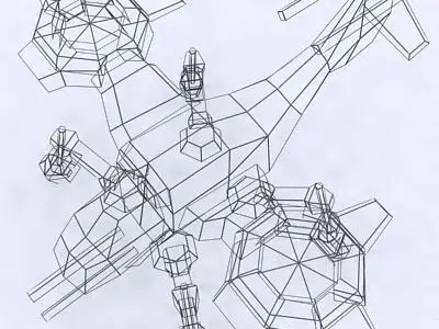 3DRT - Sci-Fi Forces - Gunship 2  Low-poly 3D model