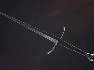 Swords Low-poly 3D model