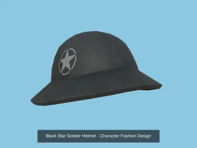 Soldier Helmets - Character Fashion Design 3D Model Pack