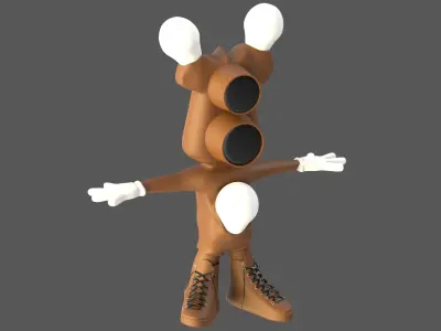 Cartoon Bulb Holder v3 