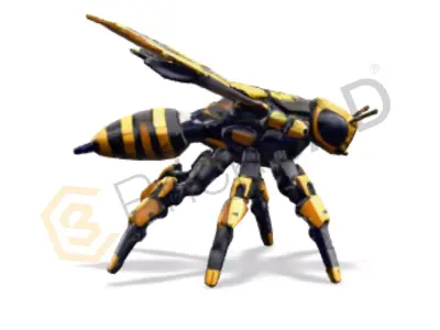 Mechanical Bee Sentinel 3D Model High Detail 3D model