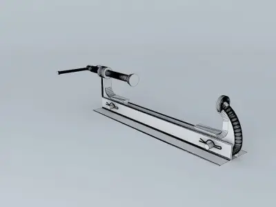Craft clip Var Bar 01 3D model