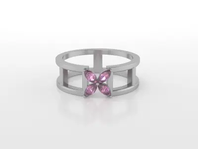 Spring rings 3D print model