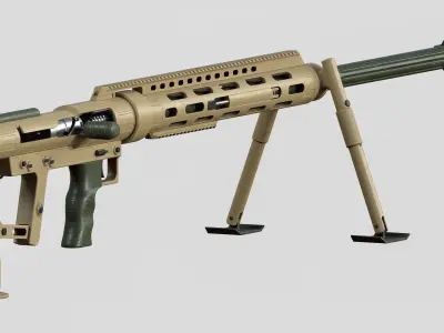 Snipex M100 - Replica -LOW POLY Low-poly 3D model