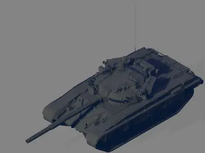 T 72A 3D model