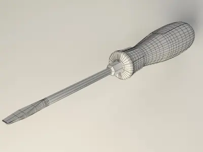 screwdriver with handle 3D model