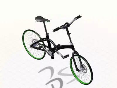 Folding Bicycle 3D model