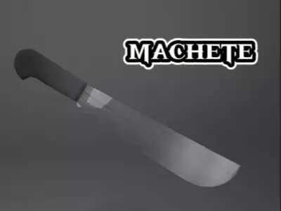 SOG 18 SOGFARI MACHETE Low-poly 3D model