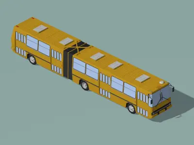 passenger bus 3D model buy