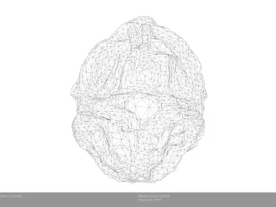 Low Poly Stylized Elemental Core Low-poly 3D model