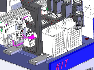 Lens assembly machine 3D model