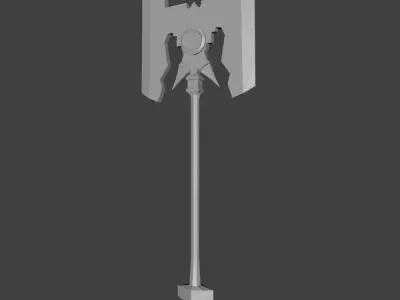 Troll axe Low-poly 3D model purchase