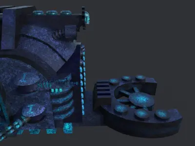 future train Free low-poly 3D model