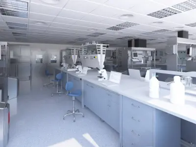 Pathology Laboratory 1 3D model