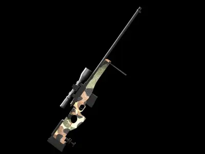 Gun awm  3D model