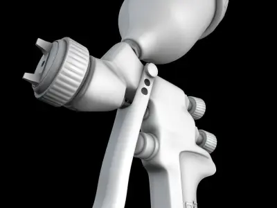 DeVilbiss Spray Gun 3D model