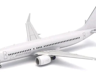 Boeing 737-800 MAX Collection 3D model