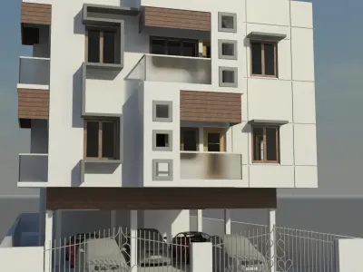 simple exterior 3D model