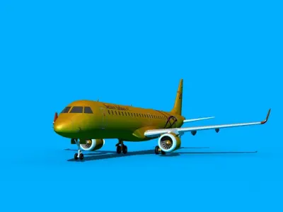 Embraer Emb-190 Saratov Airlines 3D model