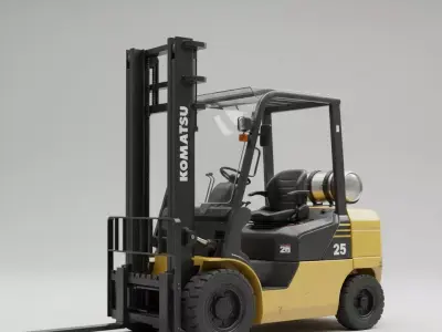 Komatsu Forklift 3D model